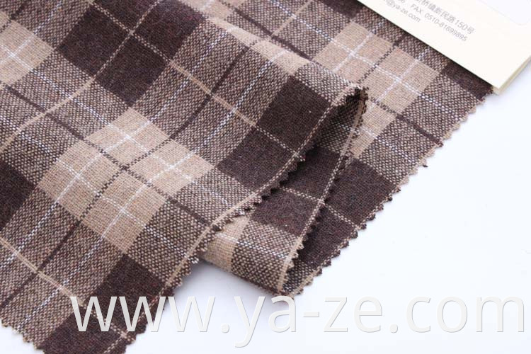 Hot selling cheap custom woven woolen wool check tweed plaid manufacturer fabric for overcoat suit blazer woolen wool suit manufacturer fabric for women cloth